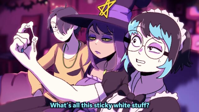 Hallowen Night Filled With Pleasure And The Risk Of Getting Caught (Cartoon Parody)